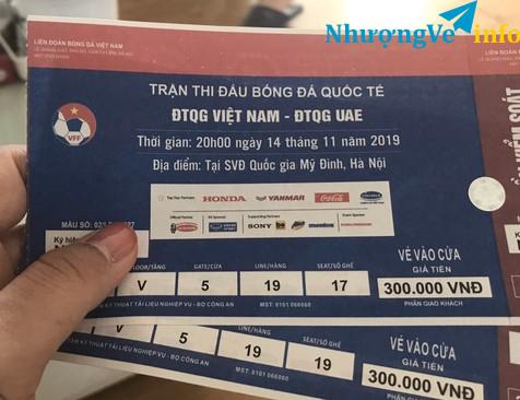 Ảnh Bán cặp vé bóng đá mệnh giá 300k trận VN-UAE