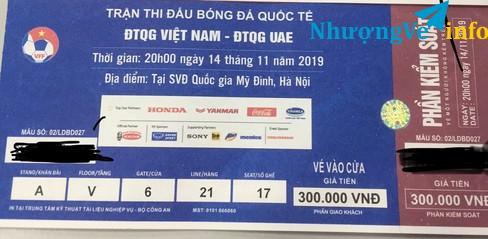 Ảnh bán 1 vé lẻ loạ 300k giá 1tr ai cần liên hệ