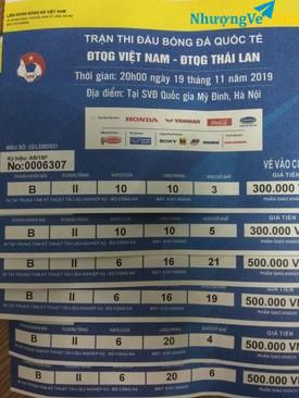 Ảnh Bán 2 cặp vé 500k trận Thái Lan cùng cửa cho nhóm đi cùng giá rẻ