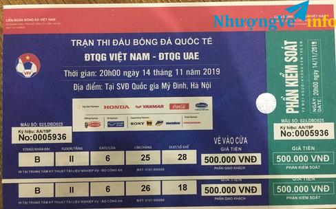 Ảnh Bán 1 cặp khán B UAE loại 500k vị trí đẹp