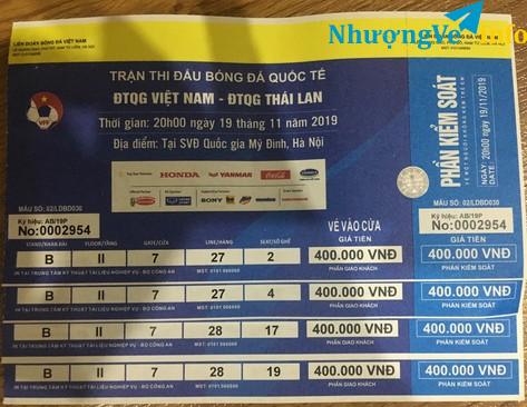 Ảnh Bán 2 cặp vé trận Thái Lan loại 400k