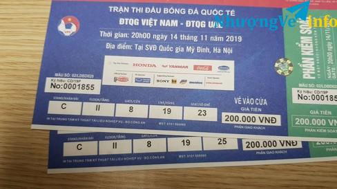 Ảnh 1 cặp lẻ 200k và 1 vé lẻ 300k trận UAE giá 1.xxxx (x mẫu giáo ạ), bác nào lấy ib em với nhé