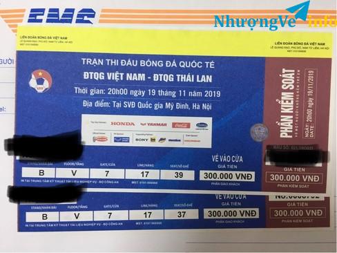 Ảnh Bán cặp vé VN - Thái Lan 300k khán đài B