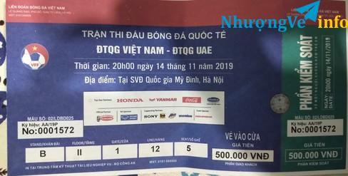 Ảnh Bán vé B Tầng 2 Cửa 1 Hàng 12 Ghế 5