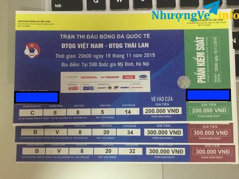 Ảnh Cặp vé 300k + 1 vé 200k trận Việt Nam - Thái Lan