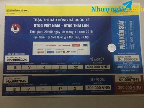 Ảnh Vé bóng đá Việt nam -lẩu thái !!!khán đài b tầng 5 cửa 4,5 giá hấp dẫn nhất thị trường