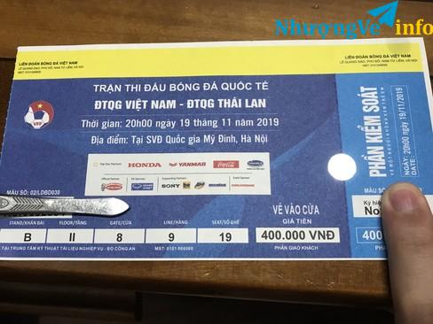 Ảnh Vé trận Thái Lan loại 400