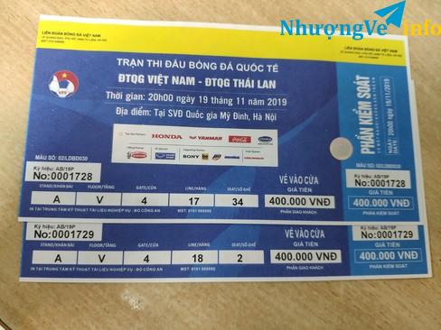 Ảnh 1 đêm duy nhất (19/11) Việt Nam - Thái Lan , Còn 1 cặp duy nhất 400k