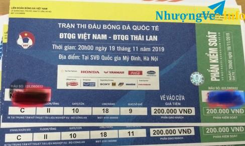 Ảnh Vé Việt Nam vs Thái lan  khán đài C cửa 10 sát A