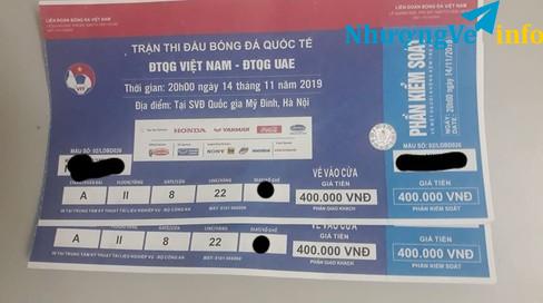 Ảnh Bán cặp vé UAE -VN Chỗ ngồi cực đẹp