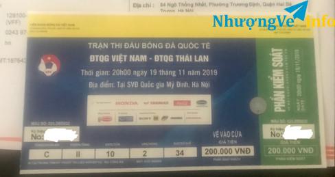 Ảnh Bán vẻ lẻ loại 200k trận VN-TL