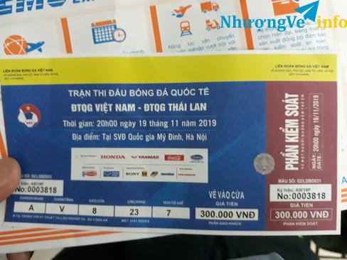 Ảnh Vé bóng đá trận Việt Nam-Thái Lan