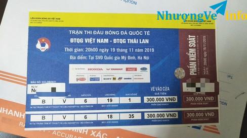 Ảnh Bán căp vé bóng đá trận Thai Lan (19/11(