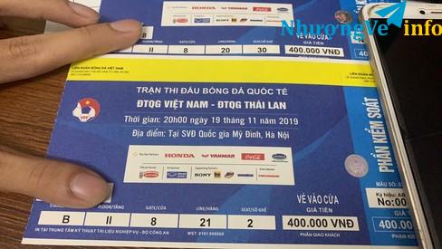 Ảnh Bán cặp vé Việt Nam - Thái Lan loại 2 (400k)