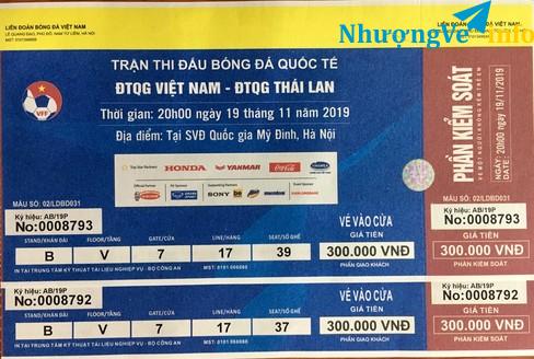 Ảnh BÁN CẶP VÉ TRẬN THƯ HÙNG VIỆT NAM - THÁI LAN KHÁN ĐÀI B