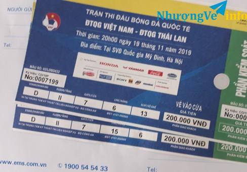 Ảnh bán cắp vé khán đài D Cửa 7 giá 1tr8 gd tt linh đàm