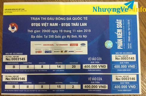 Ảnh Bán 1 cặp vé khán B  trận Thái Lan loại 400k