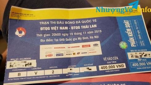 Ảnh Cặp vé Thái Lan khán đài B tầng 5 cửa 2 mệnh giá 400k