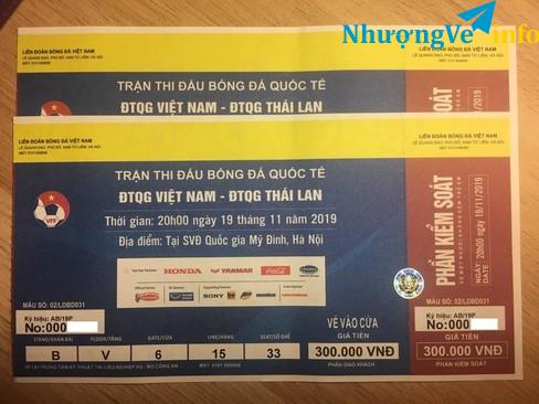 Ảnh Vé Bóng đá Việt Nam - Thái Lan Khán đài B