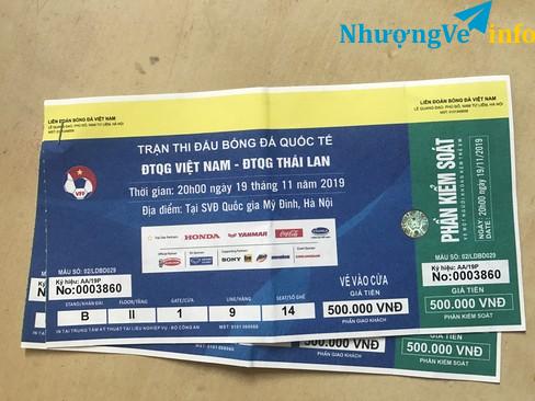 Ảnh Bán cặp vé vòng loại world cup Thái Lan Việt Nam khán đài B