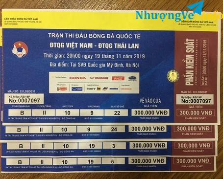 Ảnh Bán 2 cặp vé khán B  trận Thái Lan loại 300k