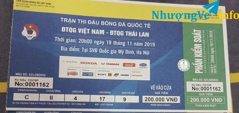 Ảnh 1 vé lẻ bóng đá khán đài C cửa 4 tầng II 1 vé lẻ bóng đá khán đài C cửa 4 tầng II