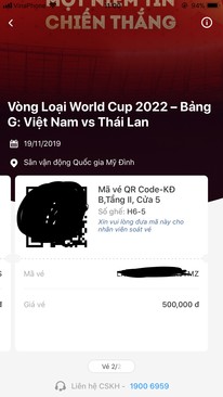 Ảnh Có cặp vé qr code vị trí cực đẹp cần bán