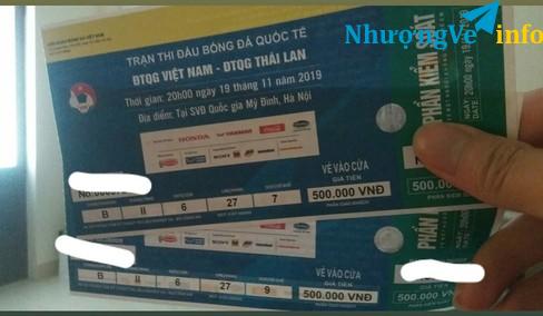 Ảnh Cặp vé 500k Việt Nam vs Thái Lan --- KHÔNG THỂ RẺ HƠN