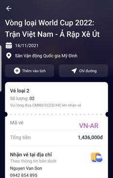 Ảnh Bán vé vòng loại woldcup tại Mỹ Đình