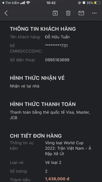 Ảnh Vé bóng đá trận việt nam- ả rập ngày 16/11