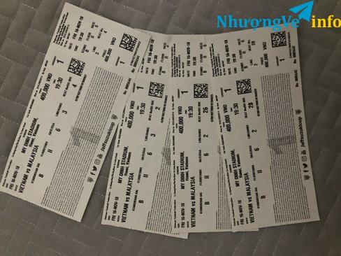 Ảnh BÁN 2 Cặp vé VIP khán đài B tầng 2 cửa 6