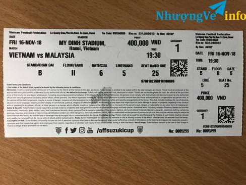 Ảnh Vé khán đài B tầng 2 vip