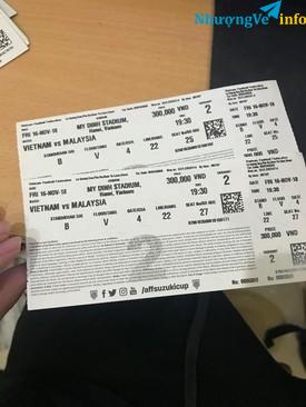 Ảnh 1 cặp vé khán đài B cửa số 5
