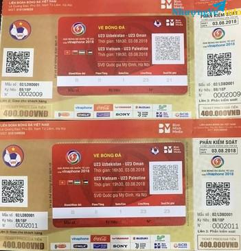 Ảnh Vé vip u23 việt nam - u23 palestin