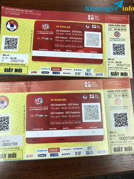 Ảnh Bán cặp vé VN - Palestine giải tứ hùng ngày 3/8 khán đài A