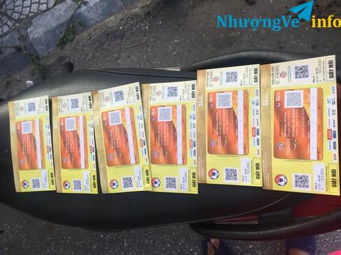 Ảnh NHƯỢNG LẠI 3 cặp vé mời liền nhau