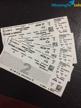 Ảnh Bán 2 cặp khán đài B, Việt Nam gặp Campuchia