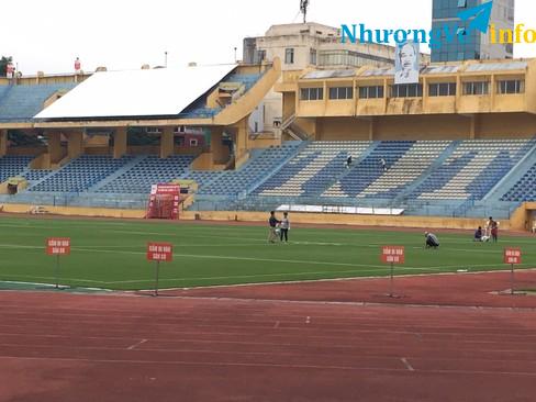 Ảnh Hôm nay chuẩn bị cho trận VN & CAM của sân Hàng Đẫy đã xong, bác nào chưa có vé nhanh tay ko ở nhà