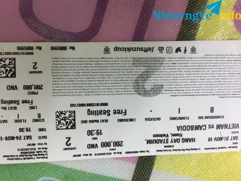 Ảnh Vé bóng đá