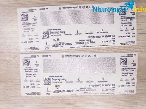 Ảnh Cặp Vé Mời khán đài A