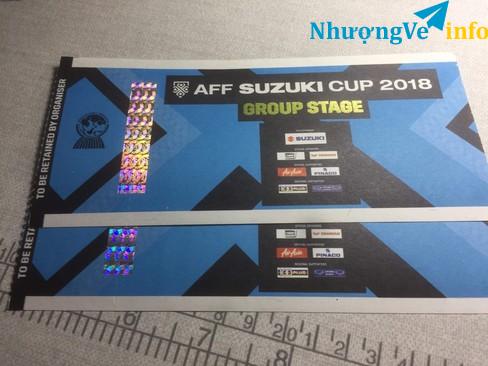 Ảnh 1 cặp vé Viet Nam-Campuchia khán đài B tầng 2