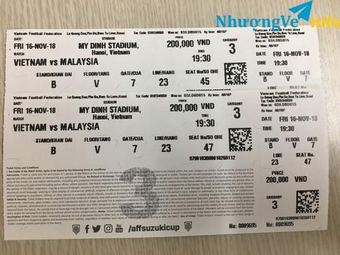 Ảnh Vé bóng đá Vietnam - Malay - Tầng 5 Cửa 7