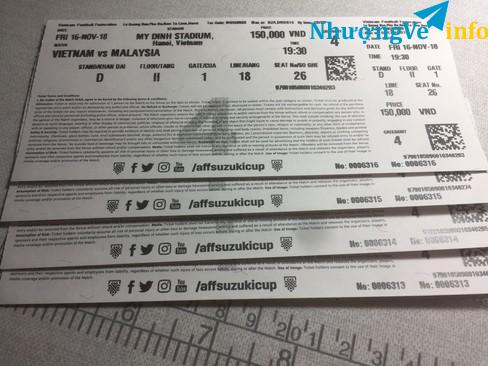 Ảnh Vé bóng đá khán đài D