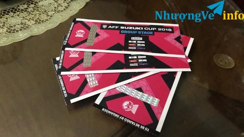 Ảnh 2 cặp vé Việt Nam - Mã Lai. Vị trí đẹp liền nhau (Khán đài B, cửa 7, tầng 5)