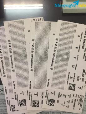 Ảnh Vé khán đài B, tầng 2, cửa 8 trận Việt Nam- Malaysia,16/11