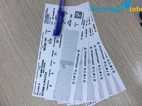 Ảnh Bán 3 cặp Vé Affcup B tầng 2 cửa 4