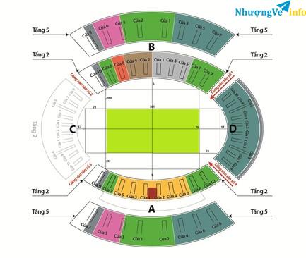 Ảnh CẦN MUA 4 CẶP VÉ KHÁN ĐÀI A CỬA 1-2-3-4 TẦNG 2