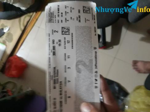 Ảnh Vé xem trận việt nam ma lay