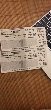 Ảnh Bán cặp vé AFF cup tầng 2 khán đài A