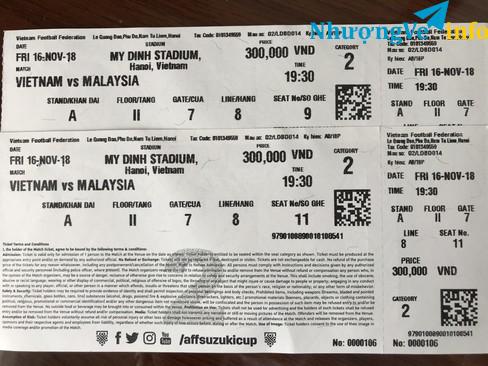 Ảnh Bán cặp vé khán đài A, cửa số 7, tầng 2